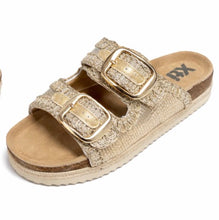 Load image into Gallery viewer, Gold Double Strap Sandal
