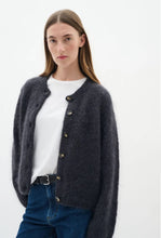 Load image into Gallery viewer, InWear Jetra Cardigan Dark Grey Melange
