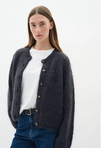 InWear Jetra Cardigan Dark Grey Melange
