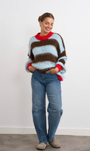 Load image into Gallery viewer, Willow Red/Blue Stripe Knit
