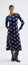 Load image into Gallery viewer, Clara Green &amp; Pink Velvet Midi
