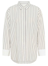 Load image into Gallery viewer, Part Two SavannaPW Blouse Fig Stripe
