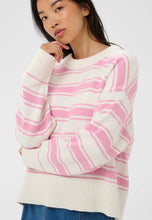 Load image into Gallery viewer, Part Two SerafinePW Pullover Orchid Smoke Stripes

