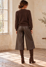 Load image into Gallery viewer, Willow Chocolate Faux Leather Trousers
