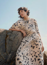 Load image into Gallery viewer, Part Two AmaiaPW Skirt Black Dot Flower
