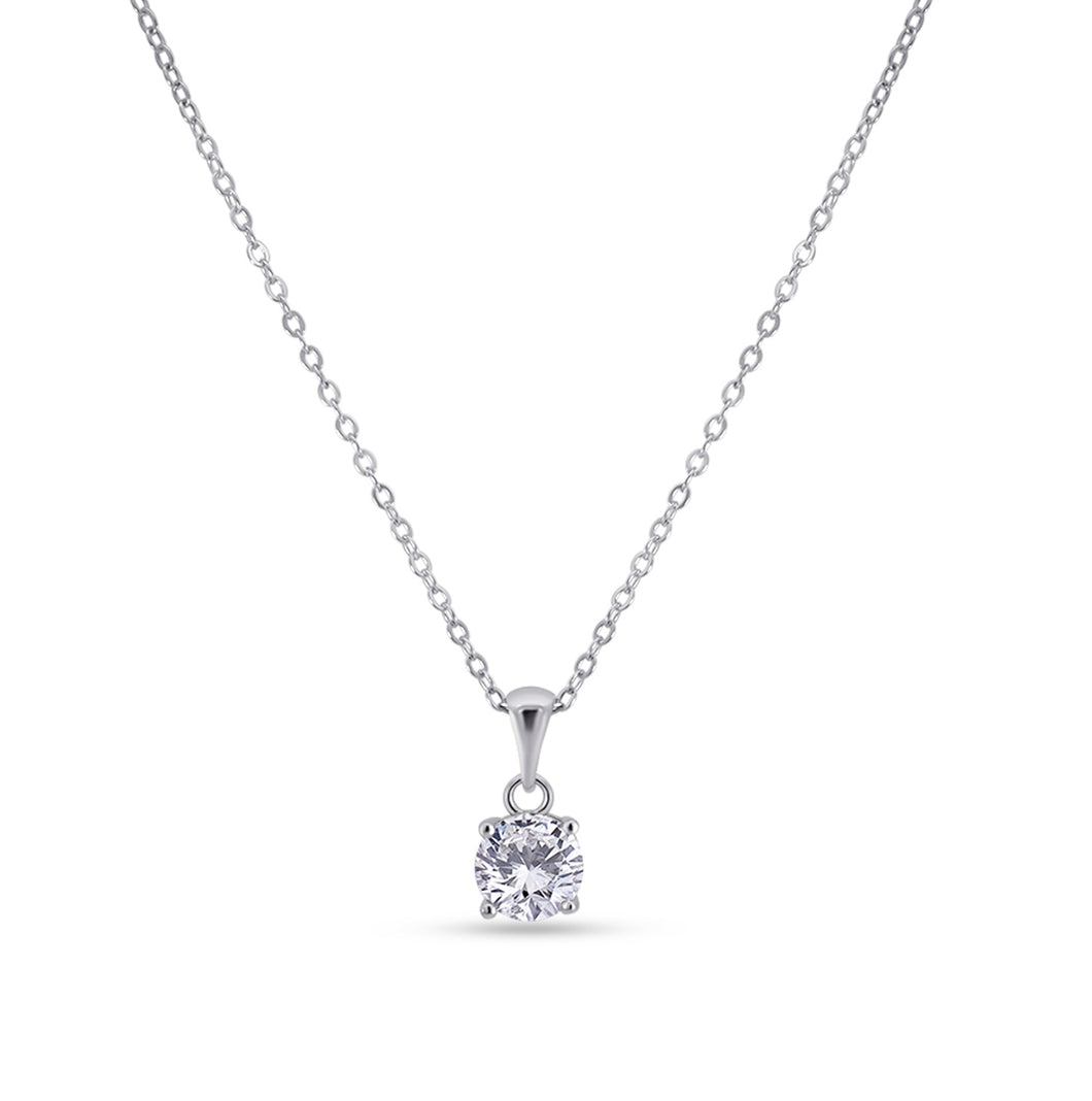 Kilkenny Silver CZ Pendant