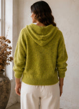 Load image into Gallery viewer, Mary Green Hooded Cardie
