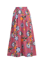 Load image into Gallery viewer, Emily Lovelock Bernie Skirt Lava Red
