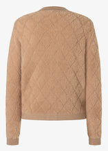 Load image into Gallery viewer, More and More Camel Jacquard  Cardi
