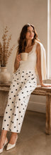 Load image into Gallery viewer, Lara Polka Barrel Jean in White
