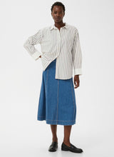 Load image into Gallery viewer, Part Two SavannaPW Blouse Fig Stripe
