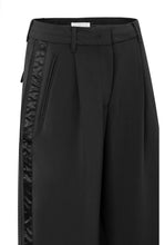 Load image into Gallery viewer, Yasmine Wide Leg Trs Black
