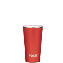 Load image into Gallery viewer, FOSH Blaze Red | Insulated Coffee Cup: Spill-proof with cover
