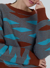 Load image into Gallery viewer, Skatie Wave Knit Sweater
