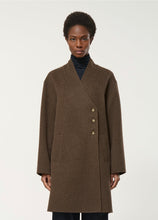 Load image into Gallery viewer, Humility Komichi Coat Chocolate with Scarf
