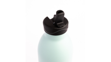 Load image into Gallery viewer, FOSH Mint | Vital 2.0 Insulated 500ml Reusable Bottle: Black / Both Lids
