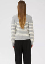 Load image into Gallery viewer, InWear Wallis Stripe Jumper Granite Melange
