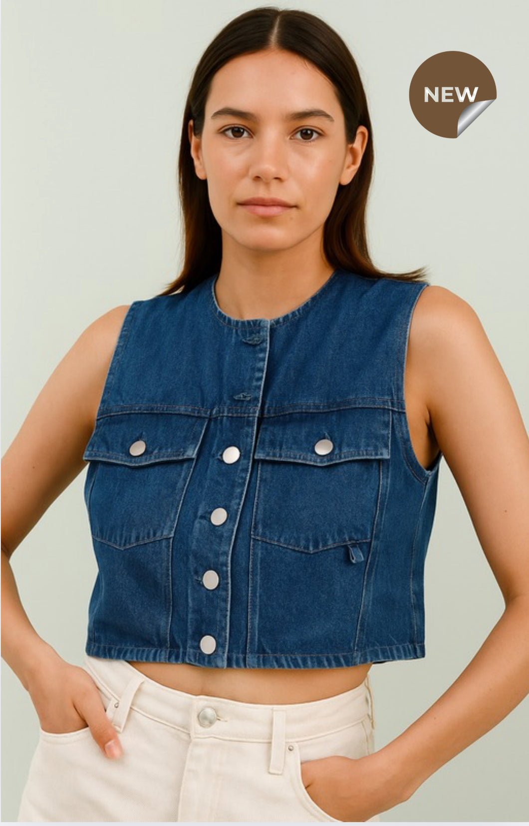 Lauren Dark Denim Tank