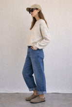 Load image into Gallery viewer, Millie Cream Knit with Blue Hearts
