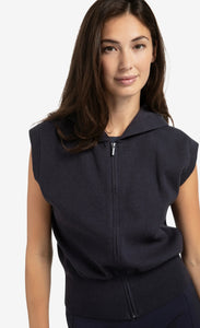 Yasmine Inkwell Sleeveless Hoodie