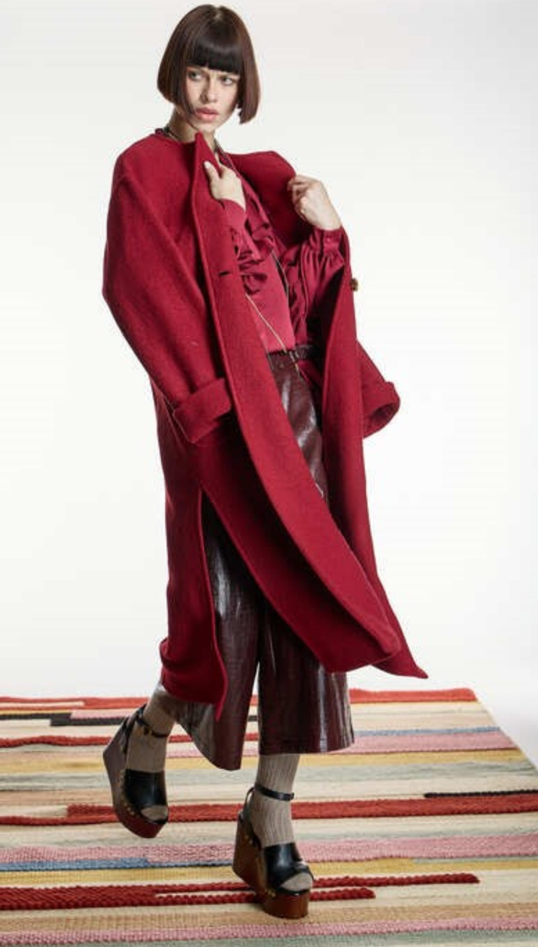 Allegra Red Coat