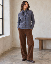 Load image into Gallery viewer, Clara Brown &amp; Blue Stripe Cardigan
