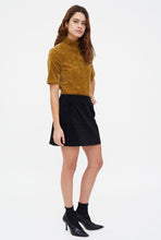 Load image into Gallery viewer, Clara Velvet Sparkle Mini Skirt
