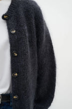 Load image into Gallery viewer, InWear Jetra Cardigan Dark Grey Melange

