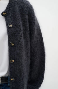 InWear Jetra Cardigan Dark Grey Melange