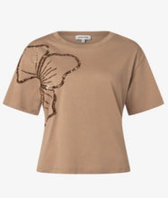 Load image into Gallery viewer, More &amp; More Mocha Flower Tee
