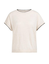 Load image into Gallery viewer, Yaya Knit top with trim
