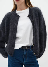 Load image into Gallery viewer, InWear Jetra Cardigan Dark Grey Melange
