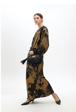 Load image into Gallery viewer, Maggie Black Gold Dress
