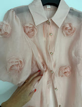 Load image into Gallery viewer, Alex Pearl Blush Blouse
