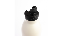 Load image into Gallery viewer, FOSH Sea Salt | Vital 2.0 Insulated 500ml Reusable Bottle: Black / Both Lids

