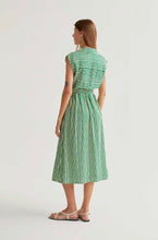 Load image into Gallery viewer, Clara Green Stripe Dress
