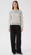 Load image into Gallery viewer, InWear Wallis Stripe Jumper Granite Melange

