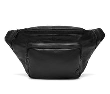 Load image into Gallery viewer, Depeche 13396 Black Leather Bumbag
