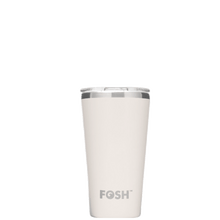 Load image into Gallery viewer, FOSH Ice Cream White | Insulated Coffee Cup: Spill-proof with cover
