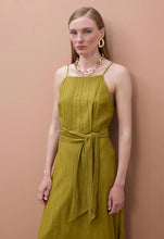 Load image into Gallery viewer, Maggie Green Midi with Spaghetti Strap
