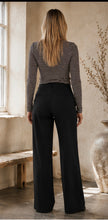 Load image into Gallery viewer, Para Mi Mira Twill Trouser in Black
