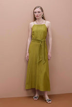 Load image into Gallery viewer, Maggie Green Midi with Spaghetti Strap
