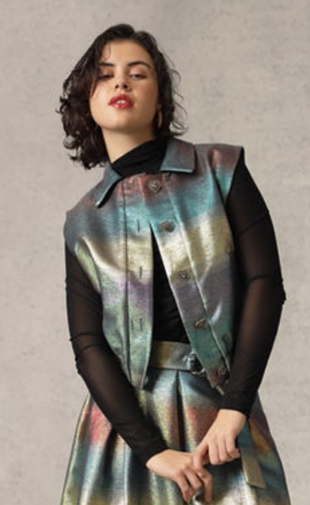 Emily Lovelock Kim Gilet Multi