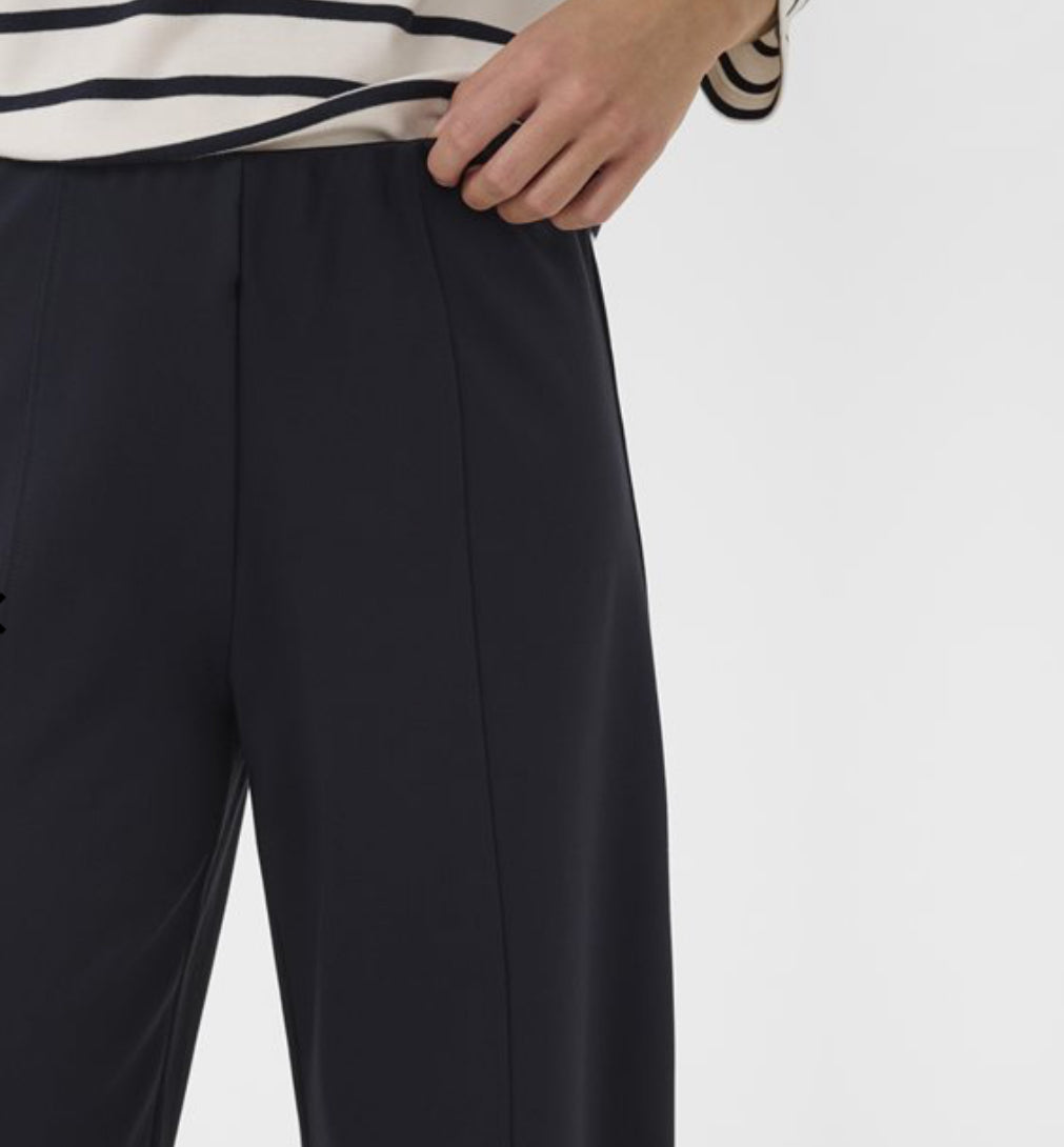 Part Two Llissa Wide Leg Trouser in Dark Navy