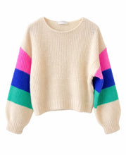 Load image into Gallery viewer, Rainbow Knit Cream

