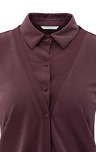 Load image into Gallery viewer, Yasmine Jersey layer Blouse Fudge Purple
