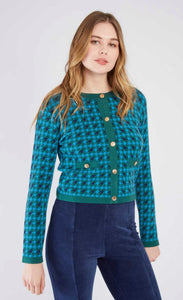 Bella Check Cardi