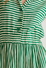 Load image into Gallery viewer, Clara Green Stripe Dress
