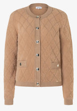 Load image into Gallery viewer, More and More Camel Jacquard  Cardi
