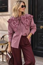 Load image into Gallery viewer, Lauren Statement Blouse Burgundy
